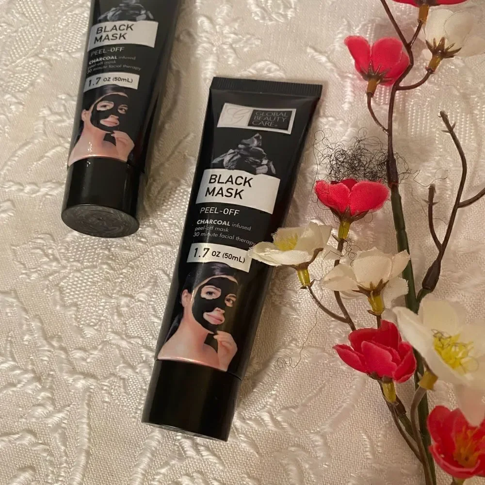 🛍Beauty Care Black Mask Charcoal infuse Peel -off Mask set of 2 1.7 OZ (50ml)